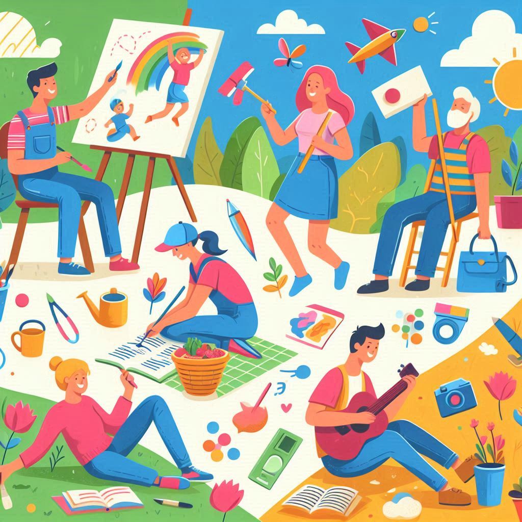 Hobby pauses from activities or hobbies.