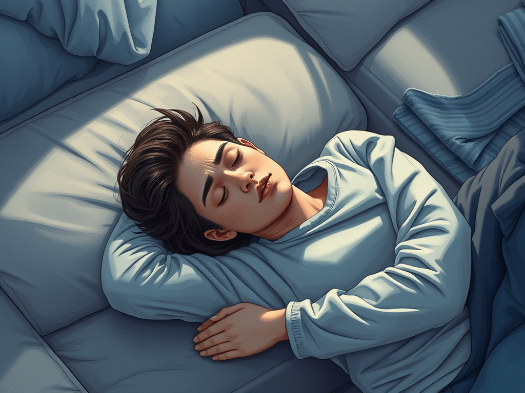 A person is a ball of nervous energy.