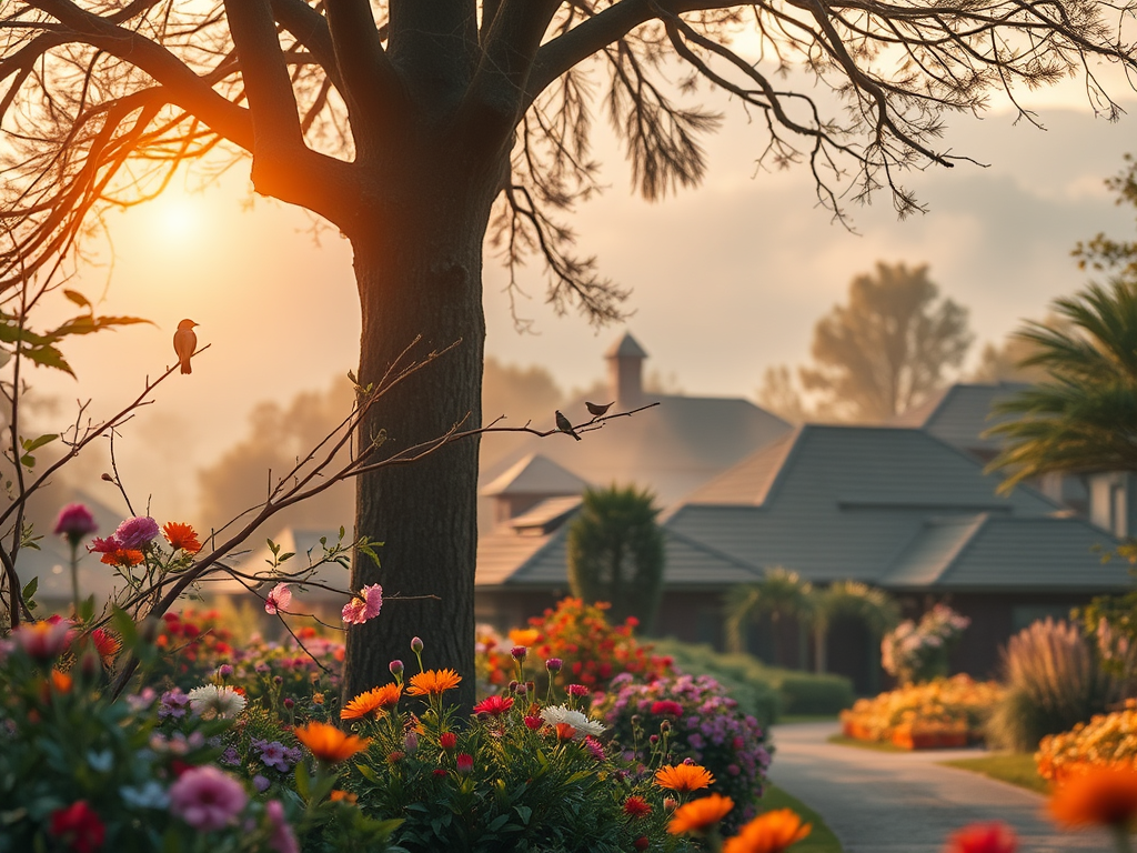 Sunday peace in the neighbourhood.