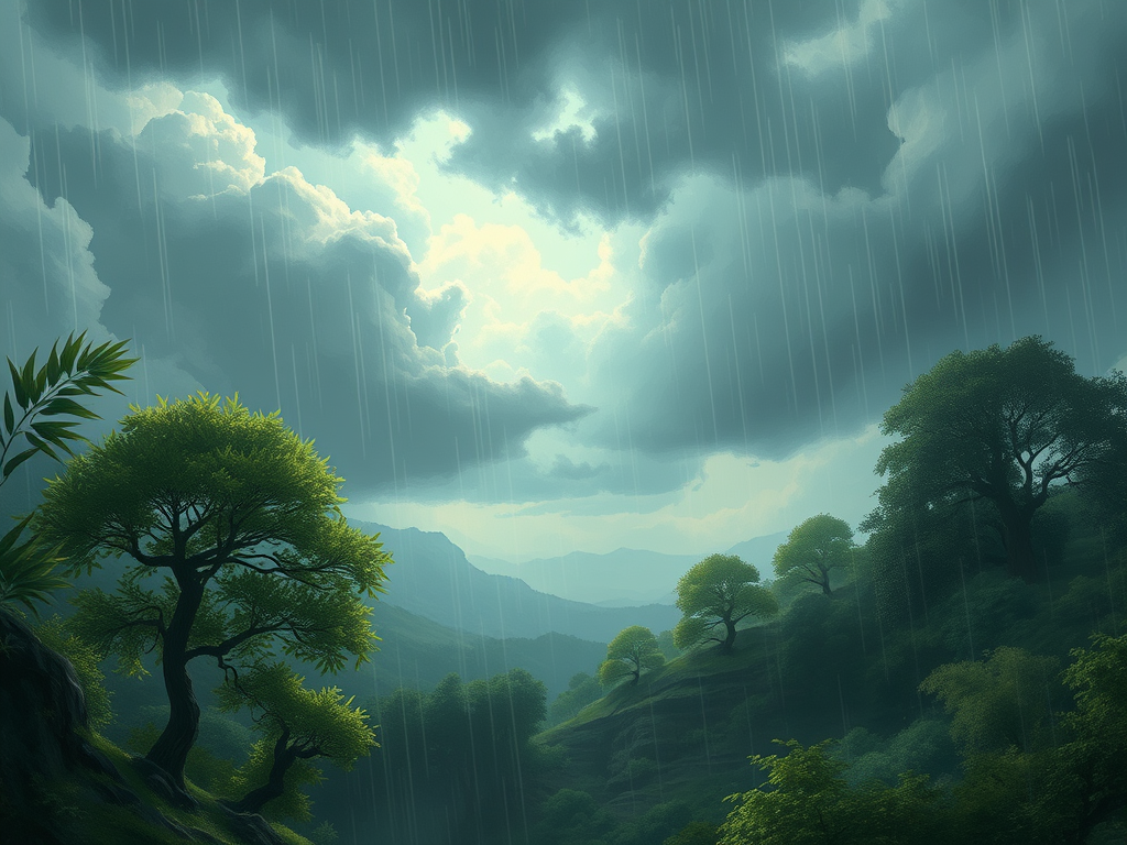 Rain Bliss: The Magic of Rain’s First Touch