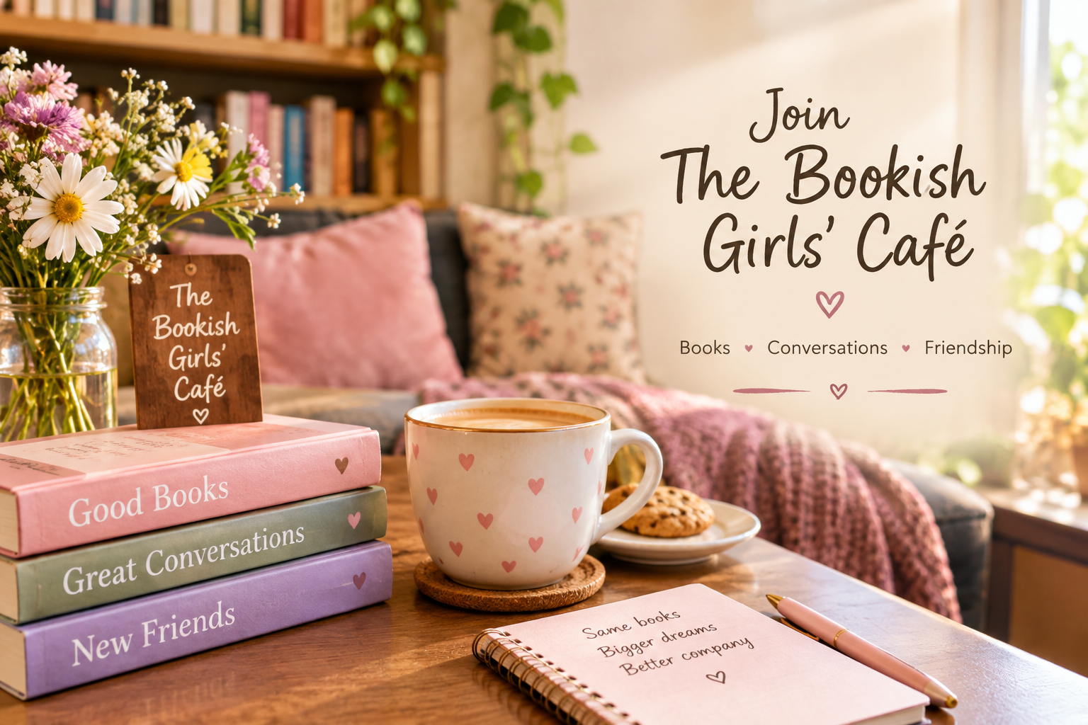 The Bookish girls' café- girls bookclub